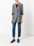 double-breasted blazer