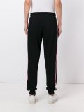 stripe appliqué track pants