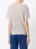 perforated knitted top