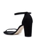 'Nearlynude' block heel sandals