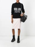 Love intarsia knit jumper