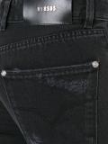 shredded trim shorts  