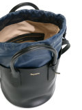 drawstring bucket tote