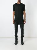 cutout hem T-shirt