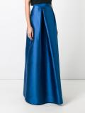pleat detail full skirt
