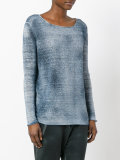 blurry stripes jumper