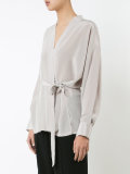 wrap blouse 