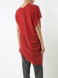 asymmetric frayed circle top