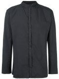 band collar shirt