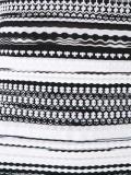 striped V-neck tank