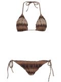 tie-dye triangle bikini set