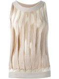 panelled knit top