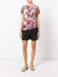 floral print T-shirt 