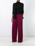 printed palazzo trousers