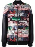 'street art' print bomber