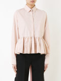 flared hem shirt 