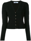 v-neck cropped cardigan