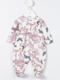 butterfly print baby grow set