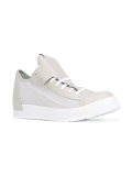 panel lace-up sneakers 