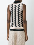 chevron knit top