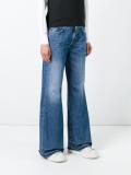 wide-legged jeans