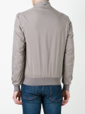 zipped bomber jacket 