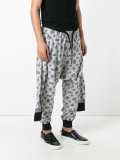 tied up monogram joggers 