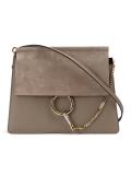 CHLOÉ 3S2131H20 B79 MOTTY GREY ??? Calf Leather/Calf Suede/Calf Suede