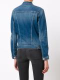 buttoned denim jacket