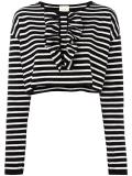 striped crop jumper