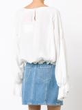 peasant sleeve top