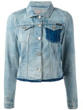 raw hem denim jacket