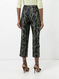 branch print trousers