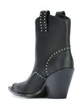 studded Western ankle boots