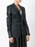 contrast blazer 