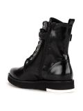 buckled detailing combat boots