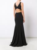 cut out detail gown 