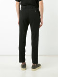 contrast tailored trousers