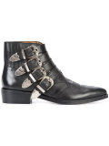 buckled boots