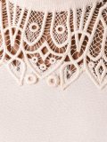 guipure insert jumper