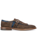 fringed buckle loafers 