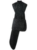 lurex tweed scarf