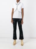 pointy collar T-shirt