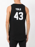 number printed vest