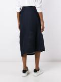 asymmetric detailing mid skirt