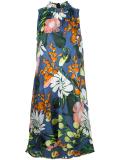 Maddon print sleeveless dress