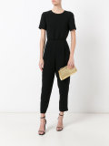 metallic clutch bag