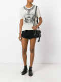 frayed denim shorts 