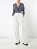 longsleeved v-neck shirt
