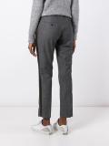 satin stripe trousers
